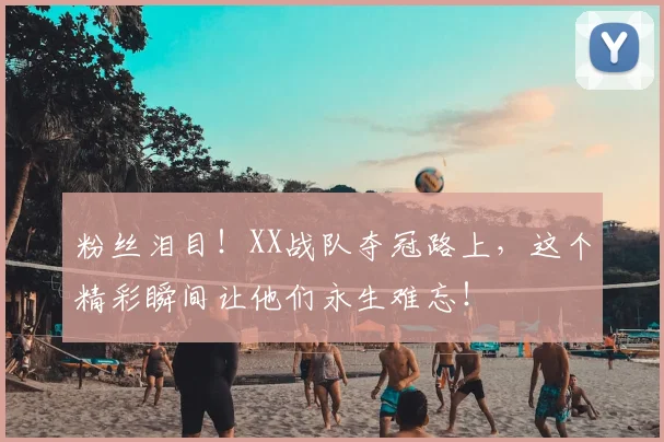 粉丝泪目！XX战队夺冠路上，这个精彩瞬间让他们永生难忘！